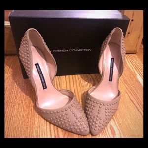 French Connection Maggie studded leather pump